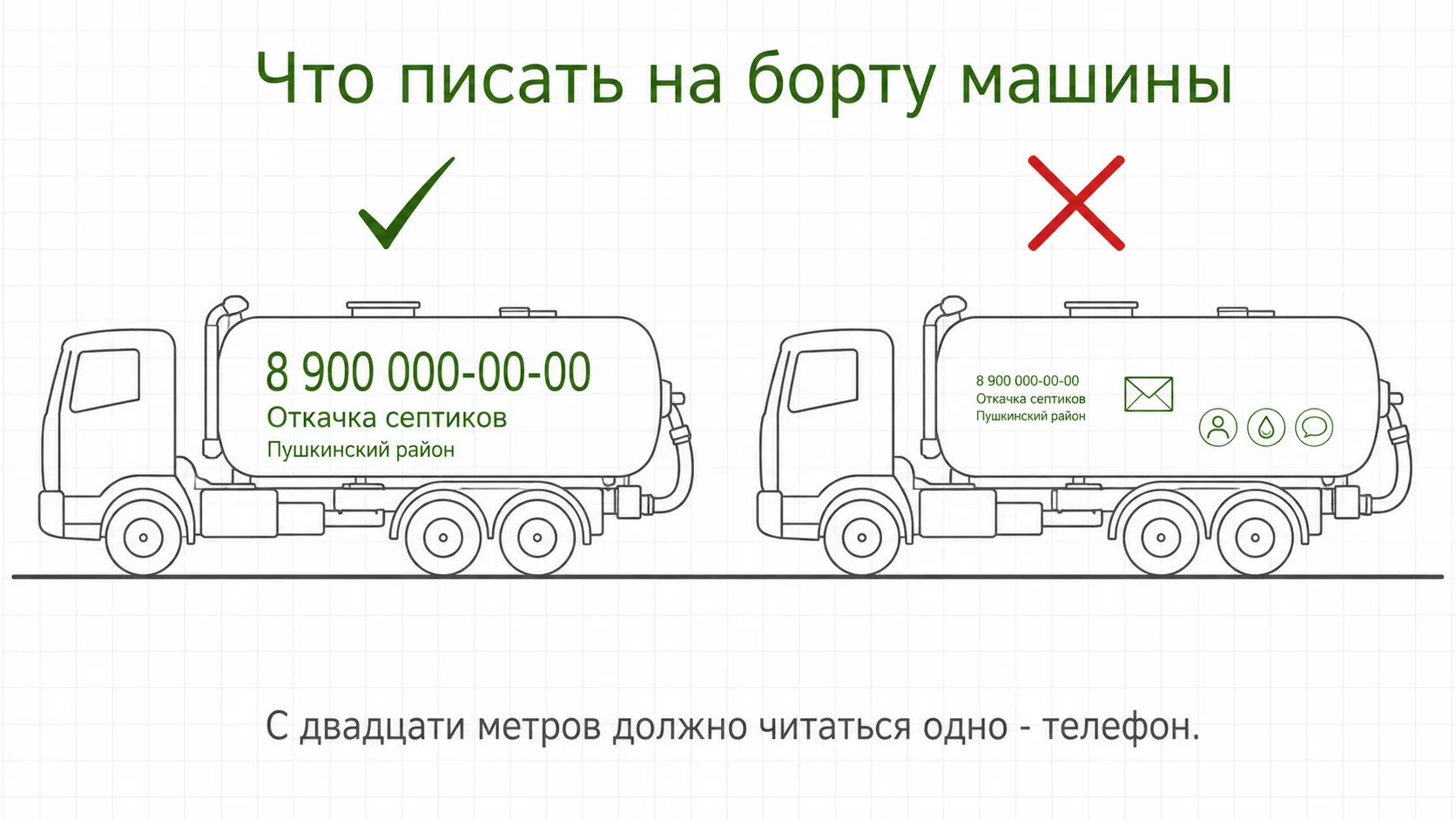 Что писать на борту ассенизаторской машины