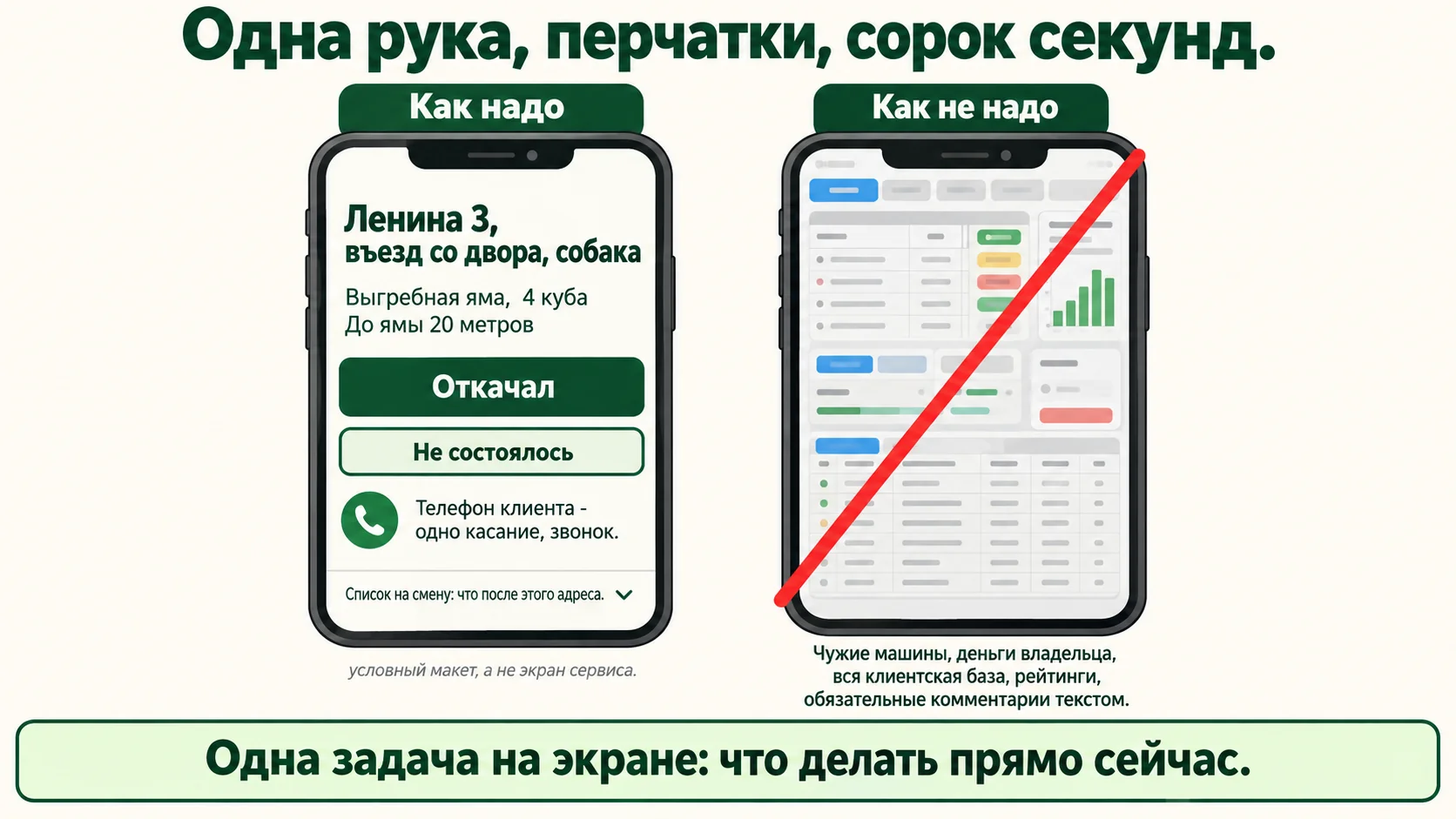 Каким должен быть экран водителя